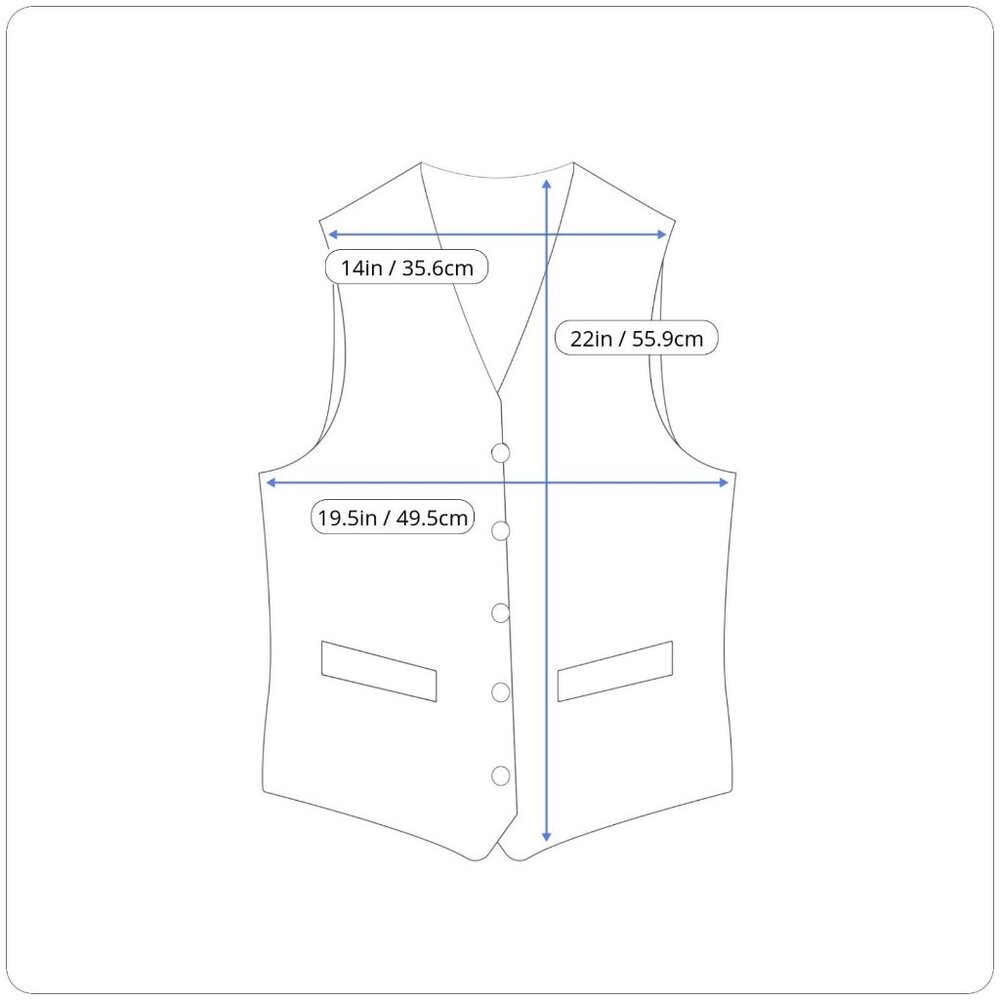 WILSONS Leather Vest Medium Brown The Leather Experts 2 Pocket Biker Motorcycle - Picture 3 of 12